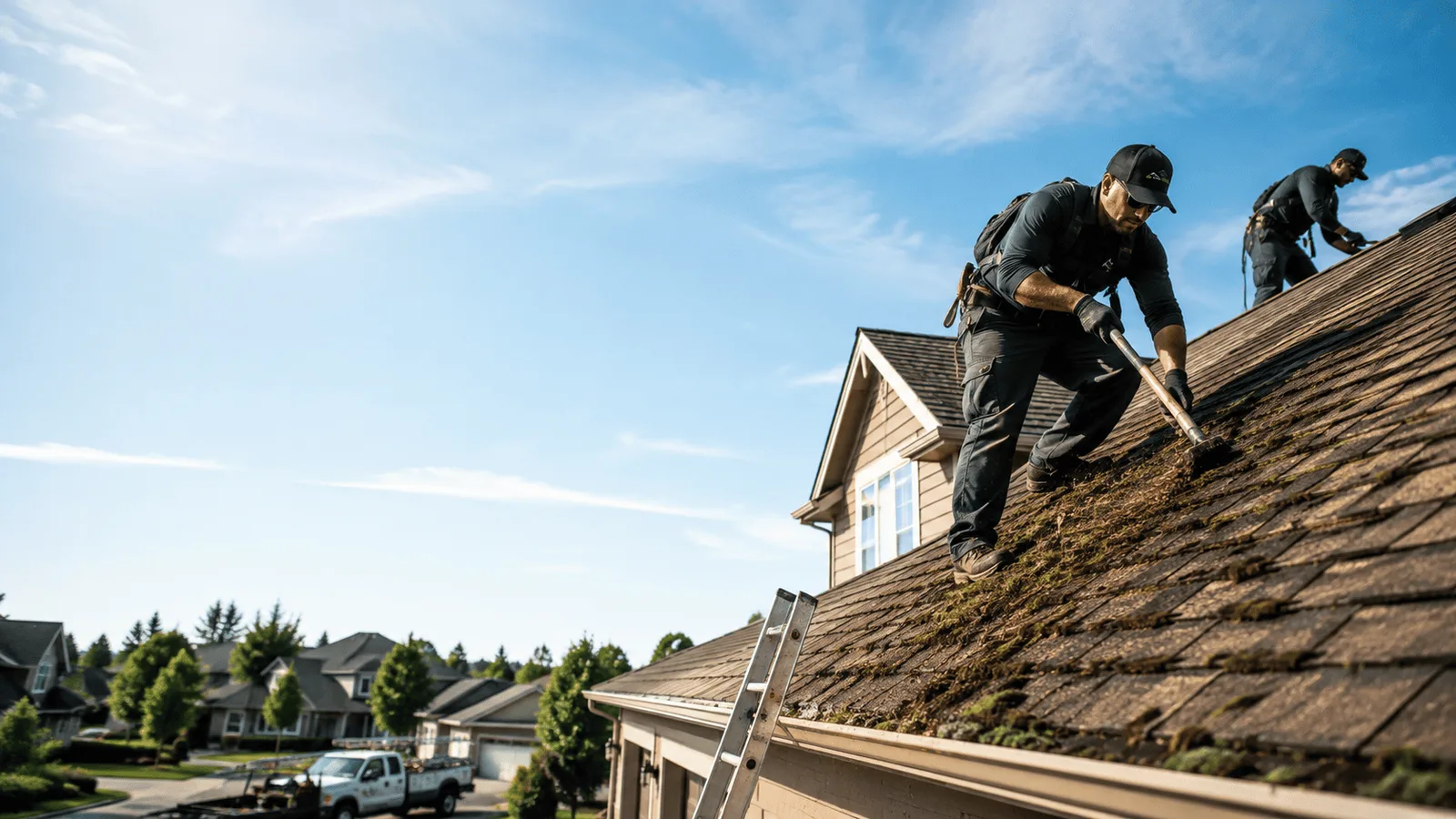 Roof Moss Removal in Milan, MI near me